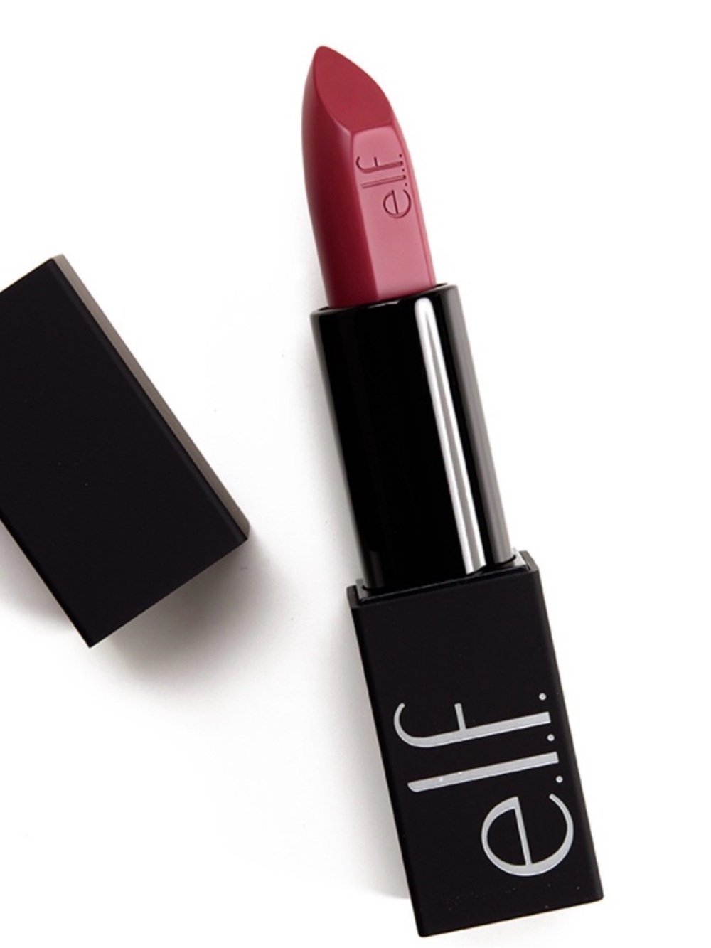 e.l.f. Cosmetics O Face Satin Lipstick in the highly coveted shade Shameless